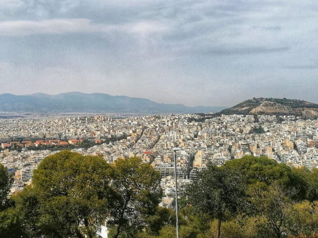 Atene dalla collina di Licabetto