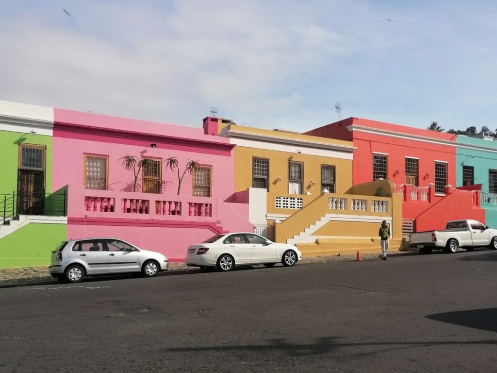Il colorato quartiere di Bo-Kaap nel centro di Cape Town