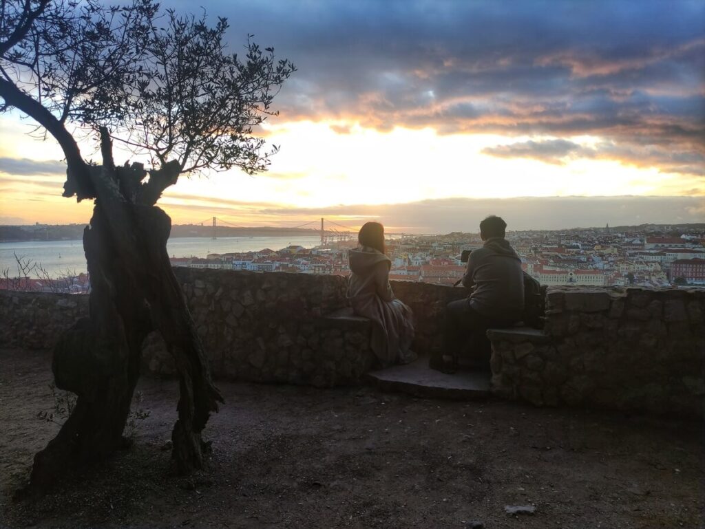 La vista dal Castelo do Sao Jorge