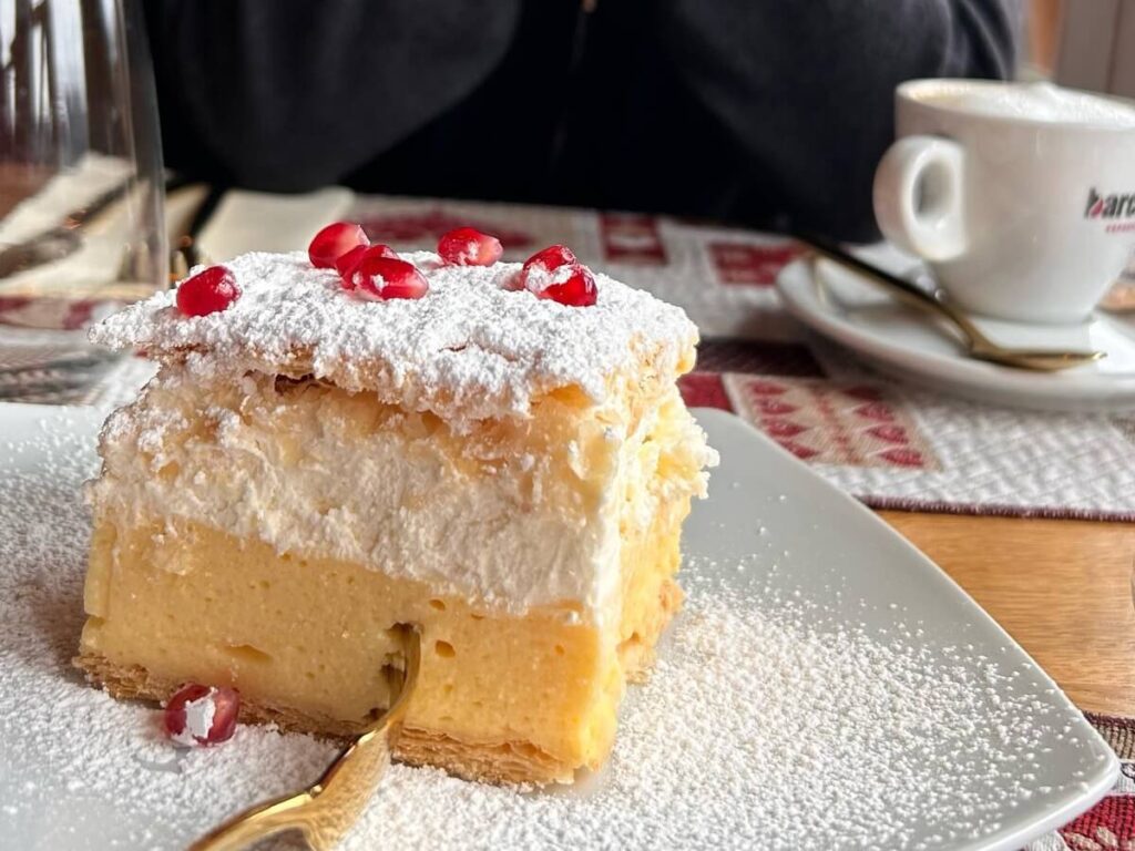 La famosa torta alla crema di Bled