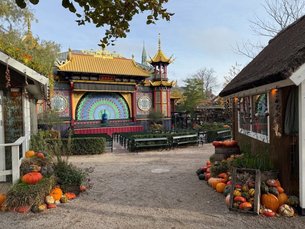 I giardini di Tivoli in autunno