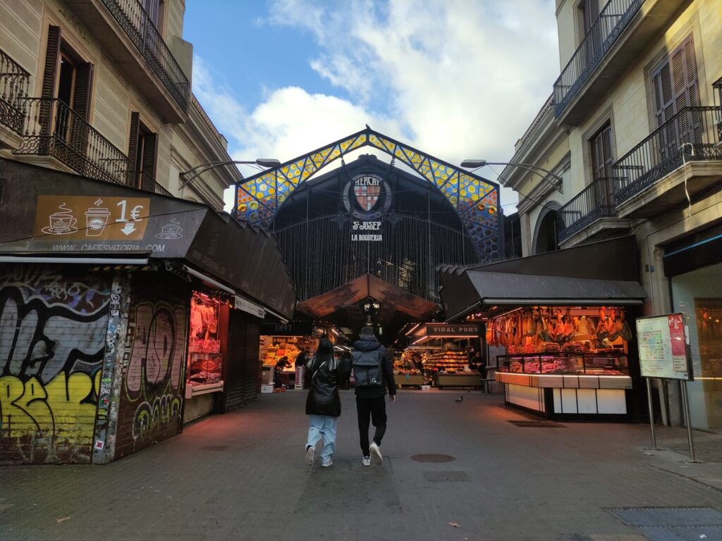 L'iconico Mercat de Sant Josep de la Boqueria