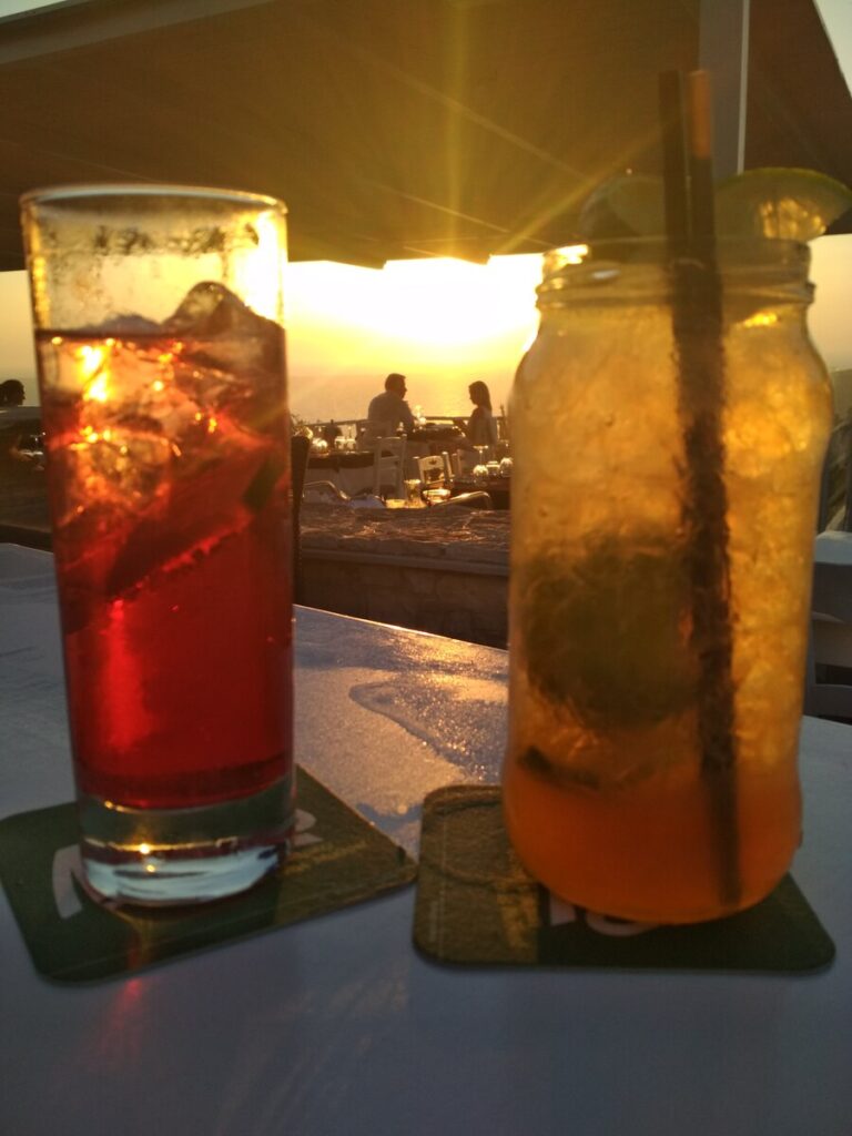 Il tramonto di Erimitis