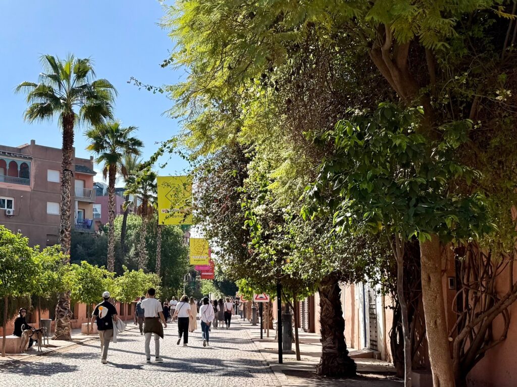 Rue Yves Saint Laurent, Marrakech