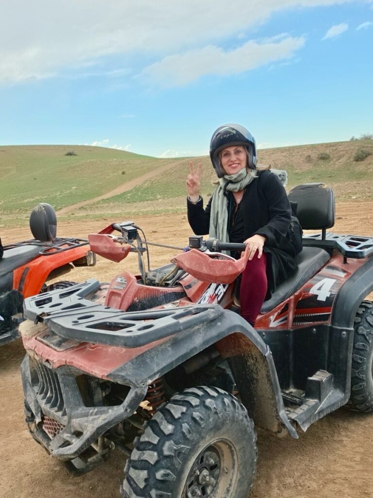Escursione in quad nel semideserto di Agafay